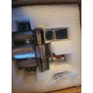 LukLoy Brass Double Pedal Valve, Dual Foot Pedal Control for Sink Pedal Faucet